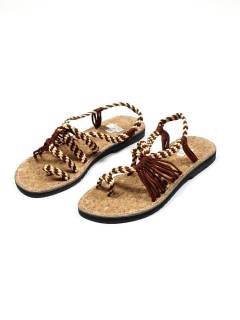 Detalle no seleccionable para compra Sandalias y Zuecos - Sandalia artesanal con base ZSC28.