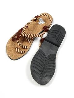 Detalle no seleccionable para compra Sandalias y Zuecos - Sandalia artesanal con base ZSC28.