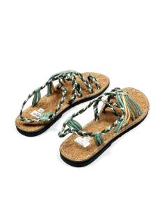 Detalle no seleccionable para compra Sandalias y Zuecos - Sandalia artesanal con base ZSC29.