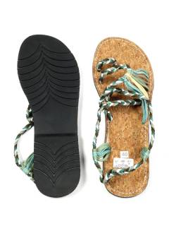 Detalle no seleccionable para compra Sandalias y Zuecos - Sandalia artesanal con base ZSC29.