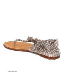 Detalle no seleccionable para compra sandalias piel de pitón, detalle del producto