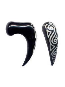  Dilatador cuernode búfalo tallado y relleno hueso (inlay), Grueso: para comprar al por mayor o detalle  en la categoría de Dilatadores y Plugs Cuerno y Hueso | ZAS Tienda Hippie  [PITP23] .