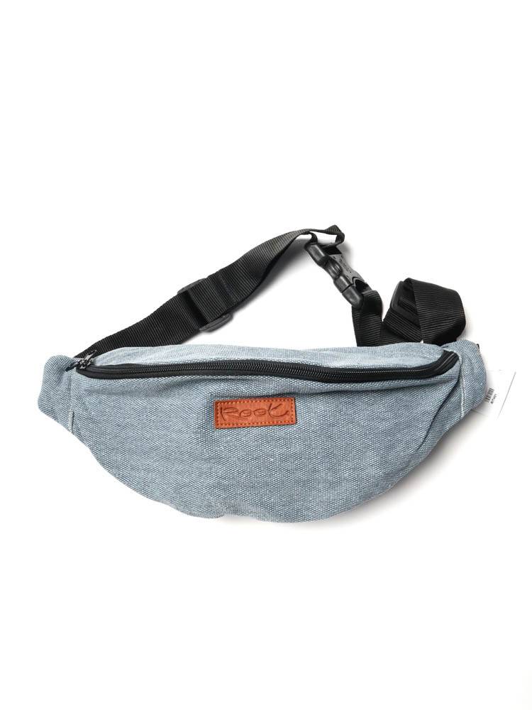 Riñonera grande de loneta Root RITH01 color Azul cl