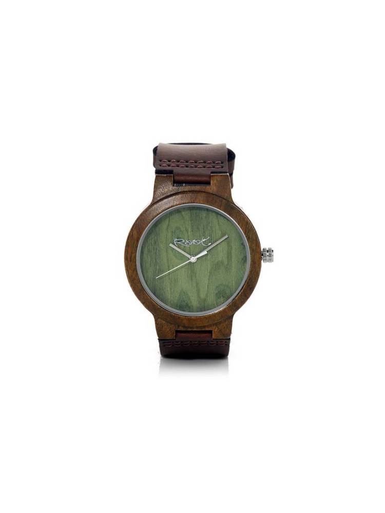 Reloj de Madera GREEN NATURA [RJST40] para comprar al por Mayor o Detalle en la categoría de Relojes de Madera - Root