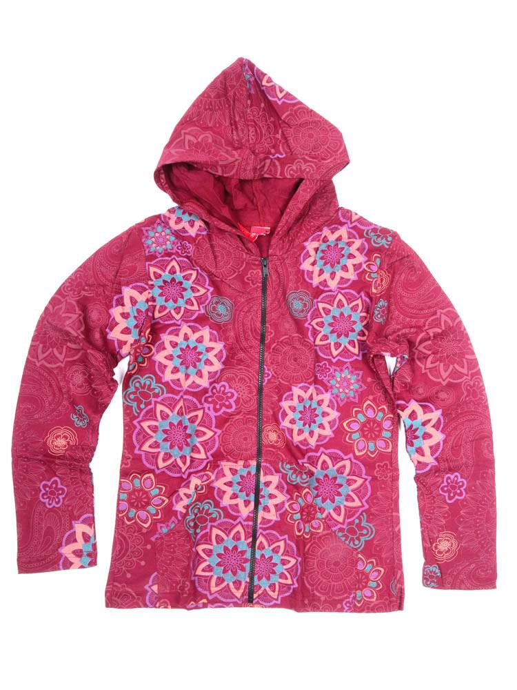 Sudadera Mandala Vibración SUEV31 color Rojo