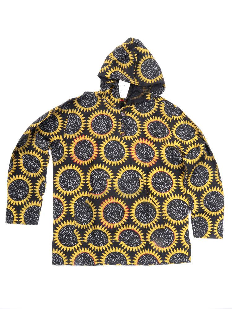 Sudadera hombre Girasoles Espíritu Libre SUEV32 color Negro