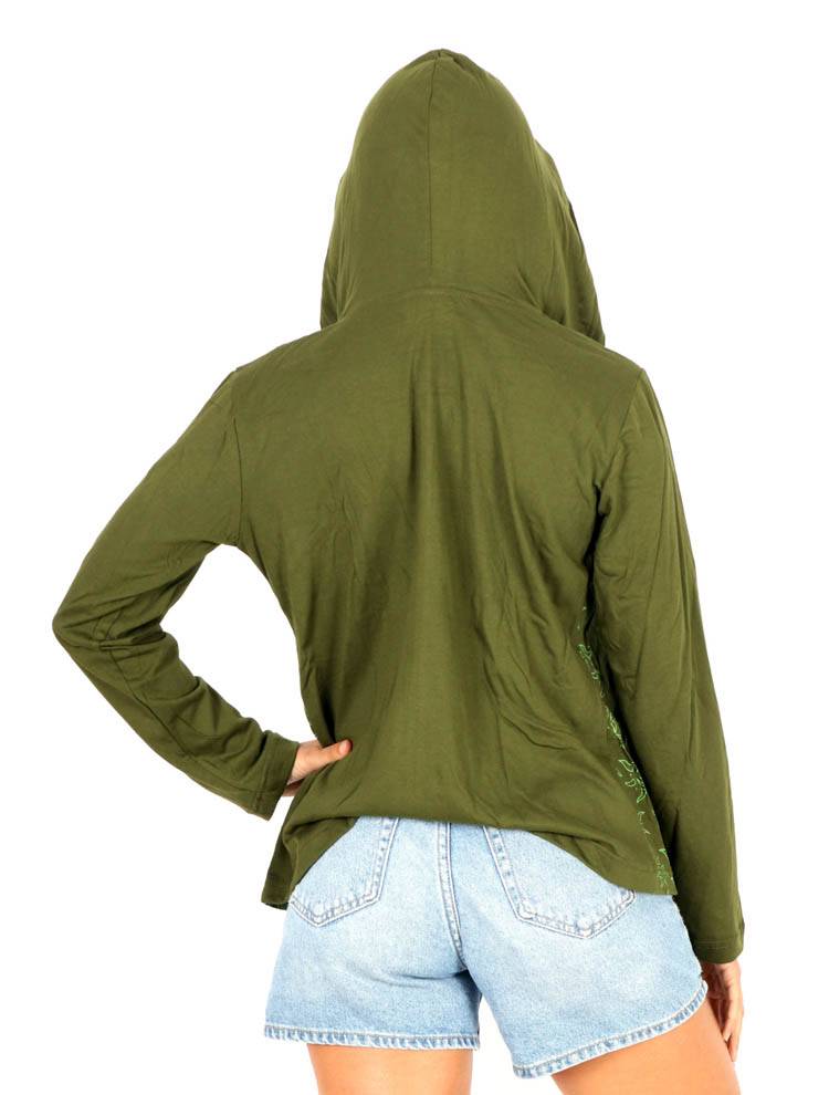 Sudadera con Estampado Solar Artesanal SUEV33