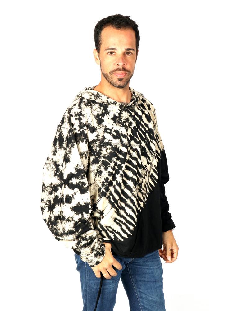 Sudadera Tie Dye con Corte Asimétrico SUJU01