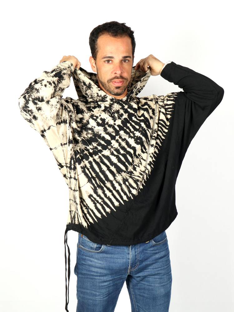 Sudadera Tie Dye con Corte Asimétrico SUJU01
