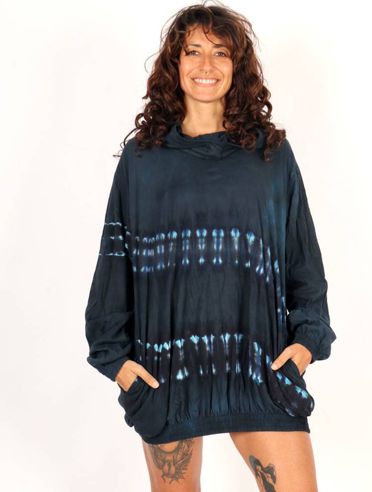 SudaderaTie Dye Estilo Relajado SUJU02