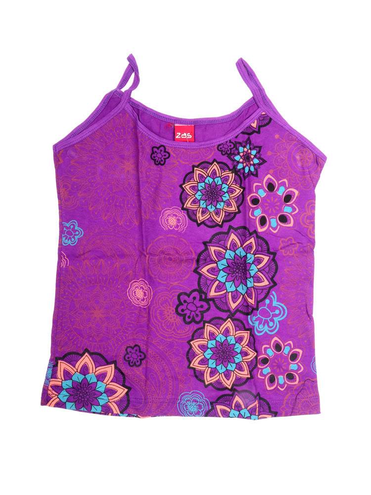 Top Boho con Mandalas y Energía Vibrante TOEV18 color Morado