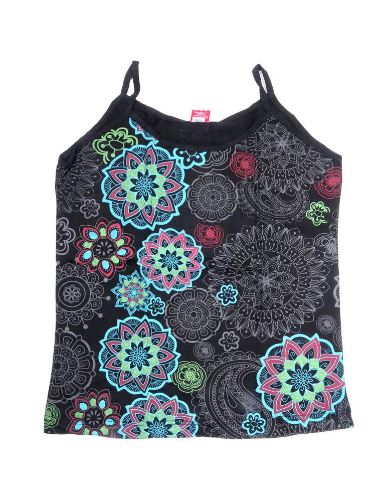 Top Boho con Mandalas y Energía Vibrante TOEV18 color Negro