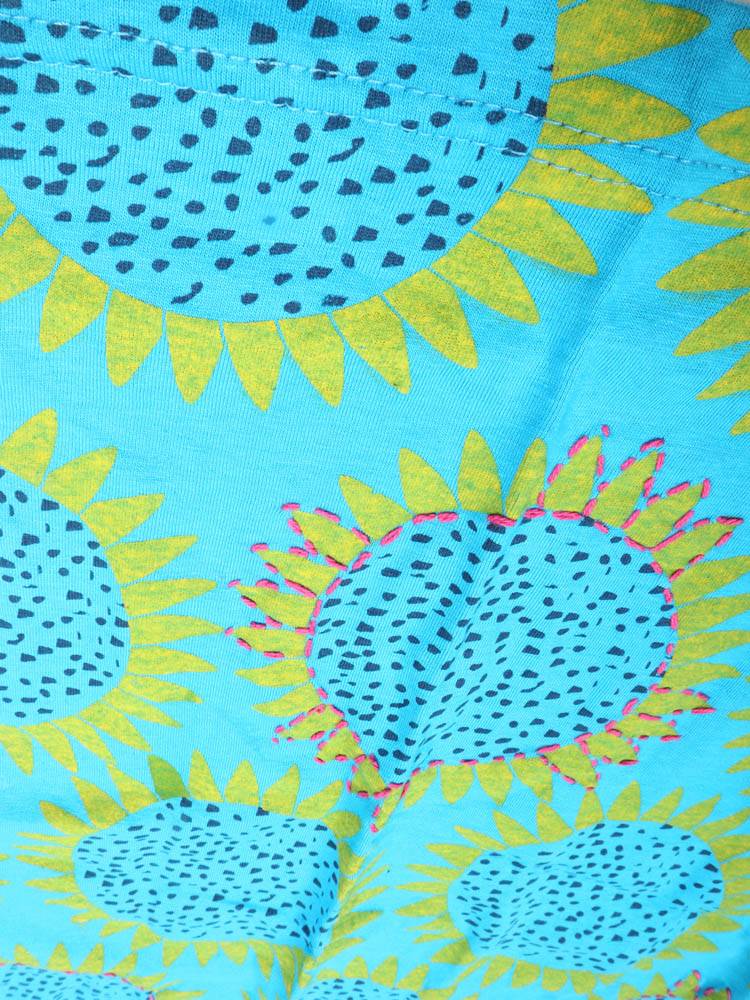 Top de Tirantes con Girasoles y Crochet TOEV20