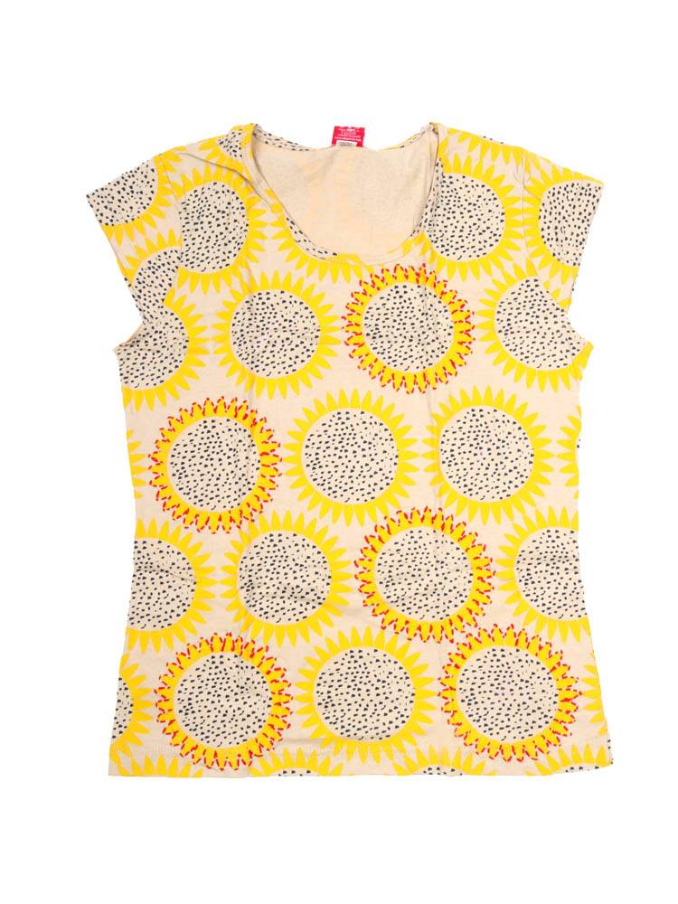 Camiseta de Girasoles con Energía Alegre TOEV21 color Amarillo