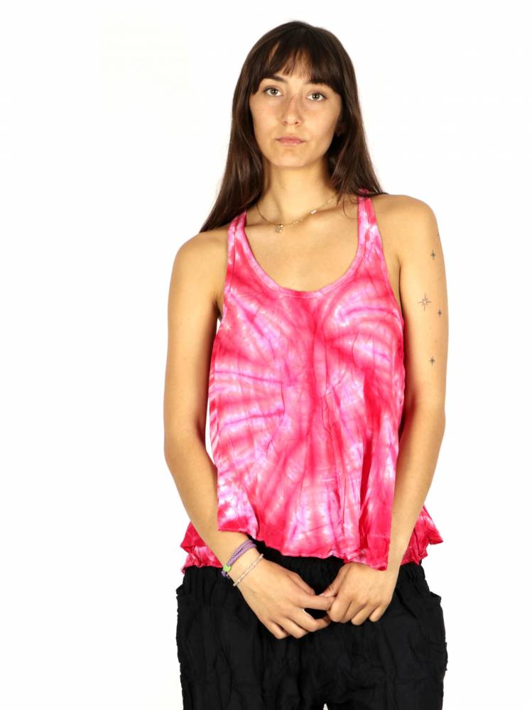 Top hippie Tie Dye con blanco [TOPN01B] para comprar al por Mayor o Detalle en la categoría de Camisetas - Blusas - Tops