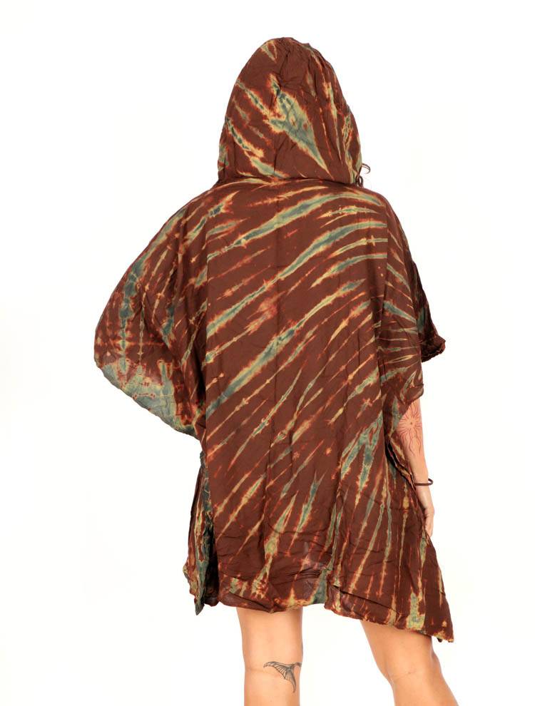 Poncho con capucha Tie Dye TOPN08