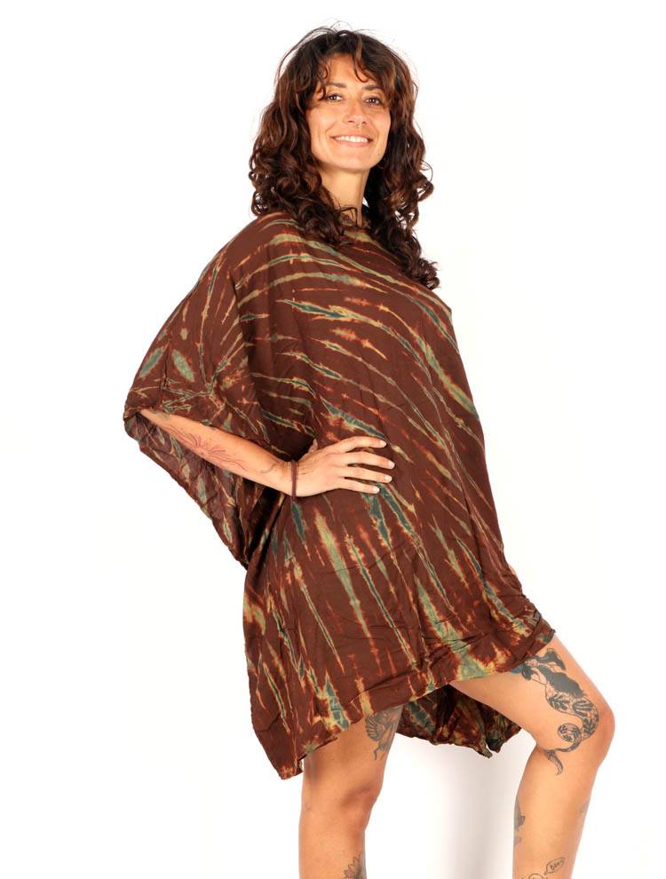 Poncho con capucha Tie Dye TOPN08
