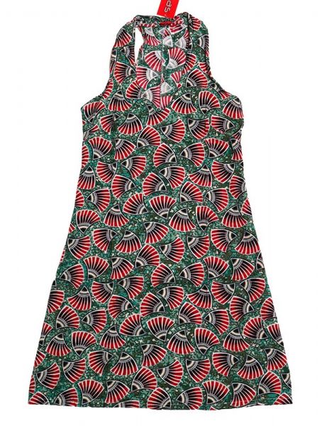 Modelo: 1817 Outlet Ropa Hippie - Vestido hippie con estampado VECT05 - Modelo 1817