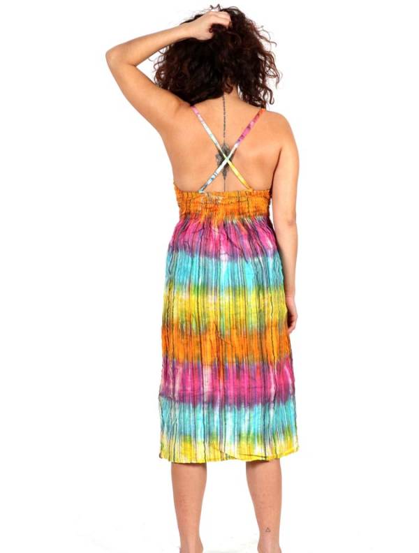 Vestido tie dye sales hippie