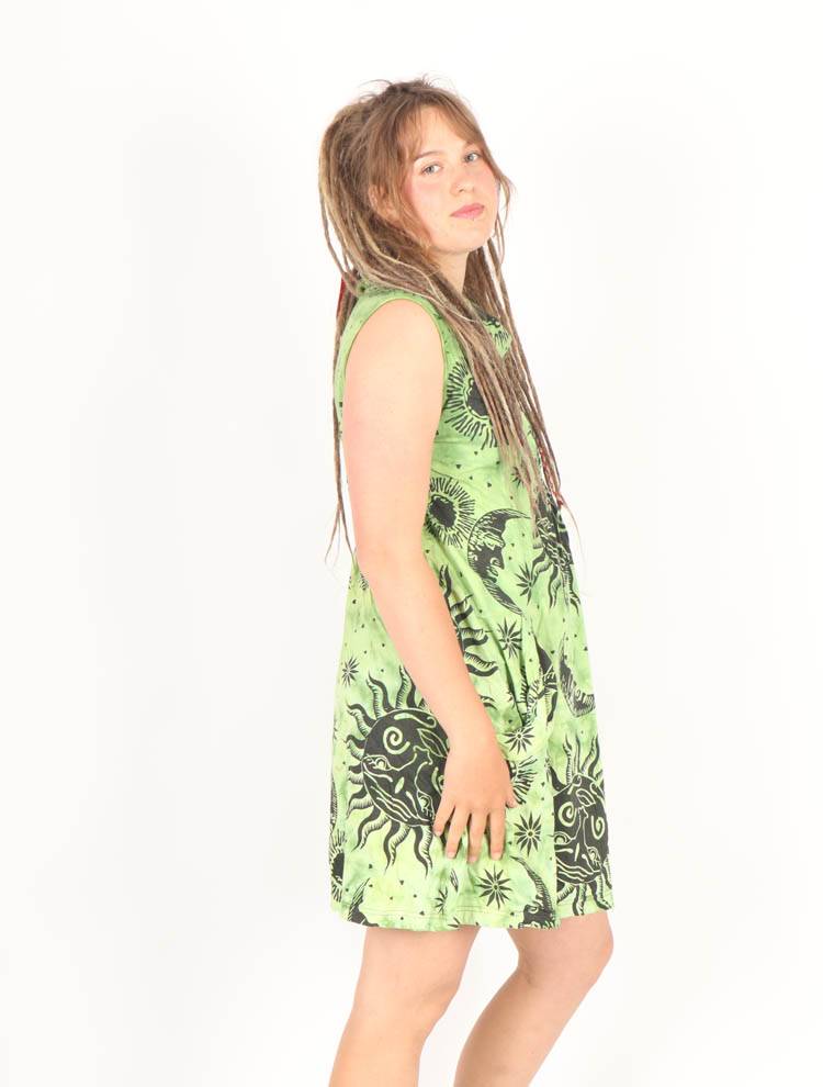 Vestido Corto Sol y Luna con Espíritu Libre VEEV37