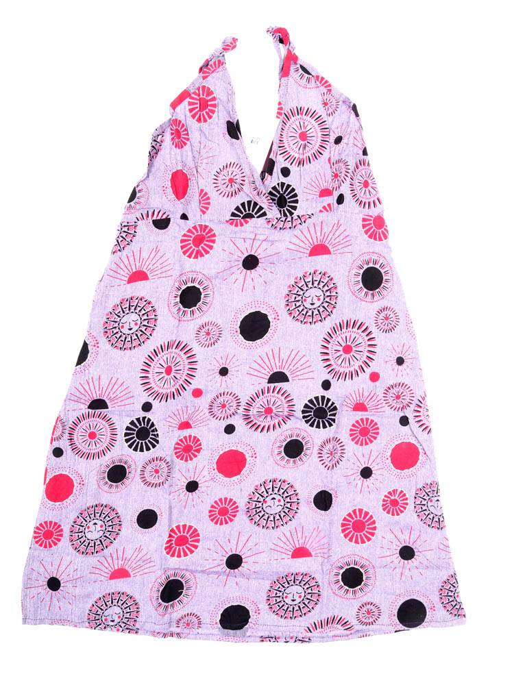 Color Lila Vestido Tirantes Soles con Energía Vibrante VEEV38 color Lila