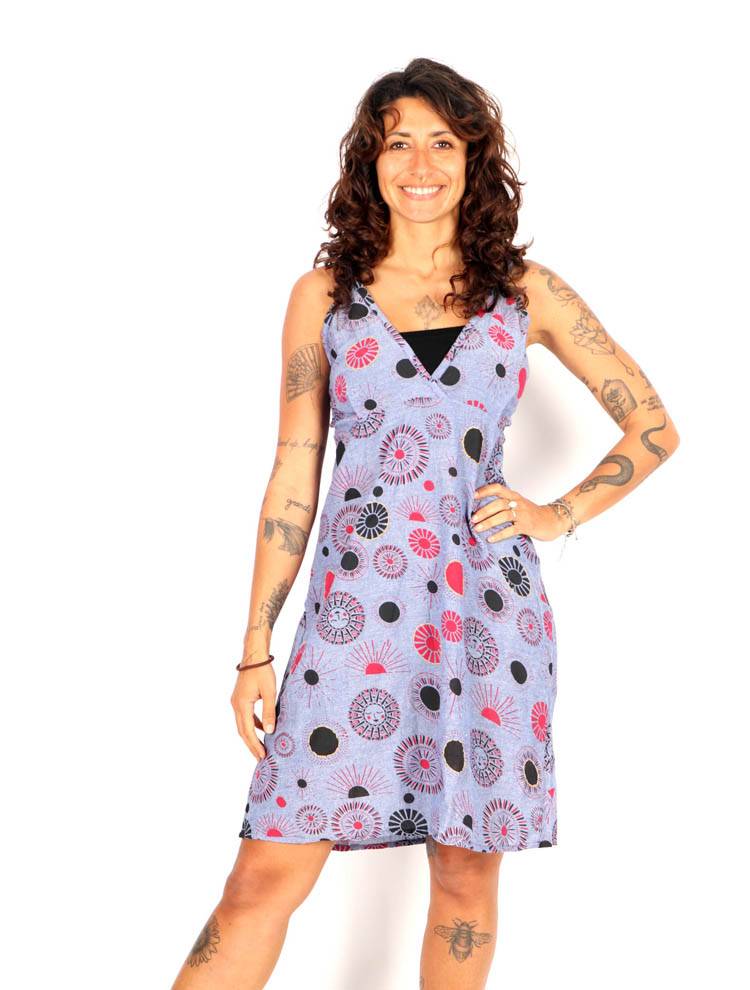 Vestido Tirantes Soles con Energía Vibrante VEEV38
