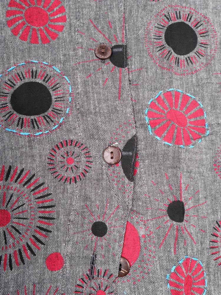 Vestido Camisero Soles Boho con Movimiento VEEV39