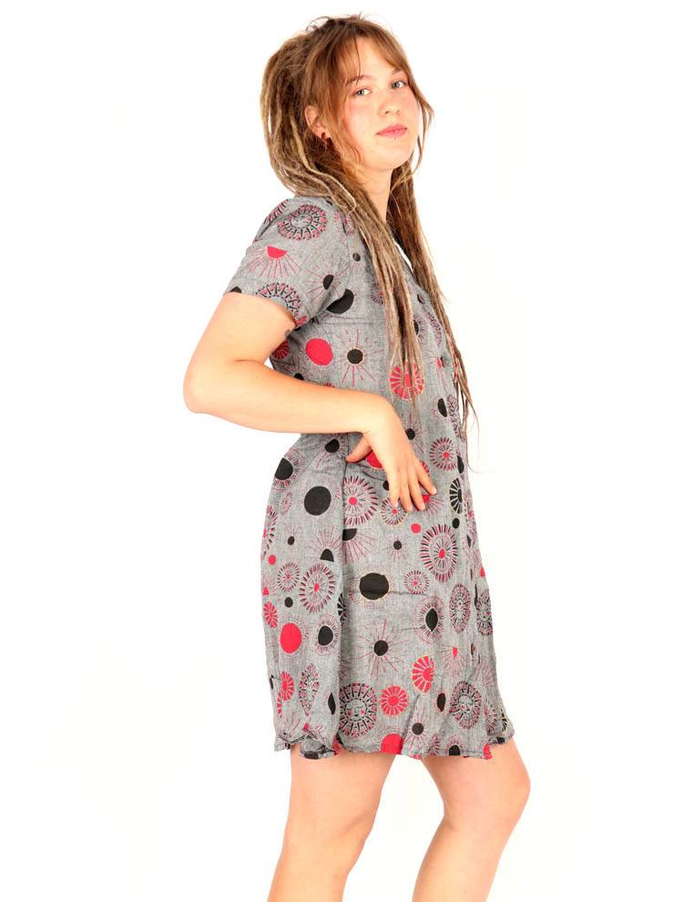 Vestido Camisero Soles Boho con Movimiento VEEV39