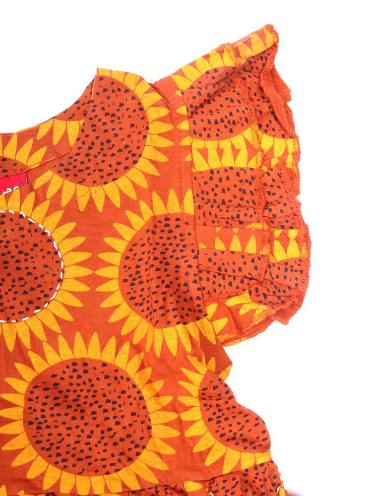 Vestido Girasoles con Volantes y Alma Alegre VEEV41