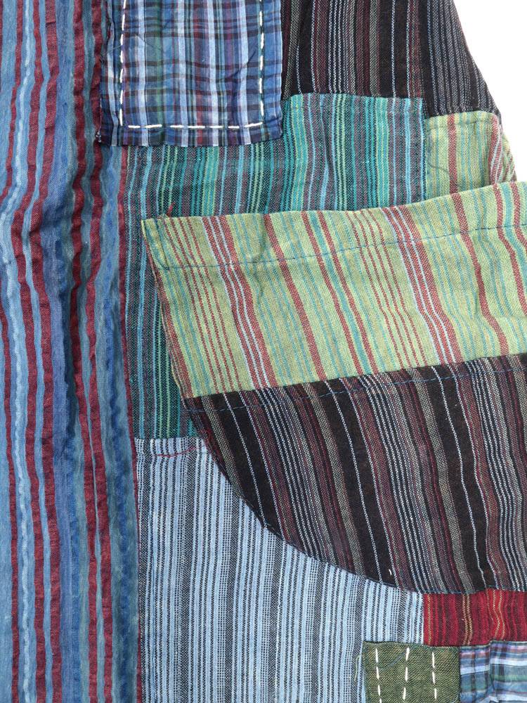 Vestido Amplio Patchwork Rayas con Espíritu Libre VEEV43
