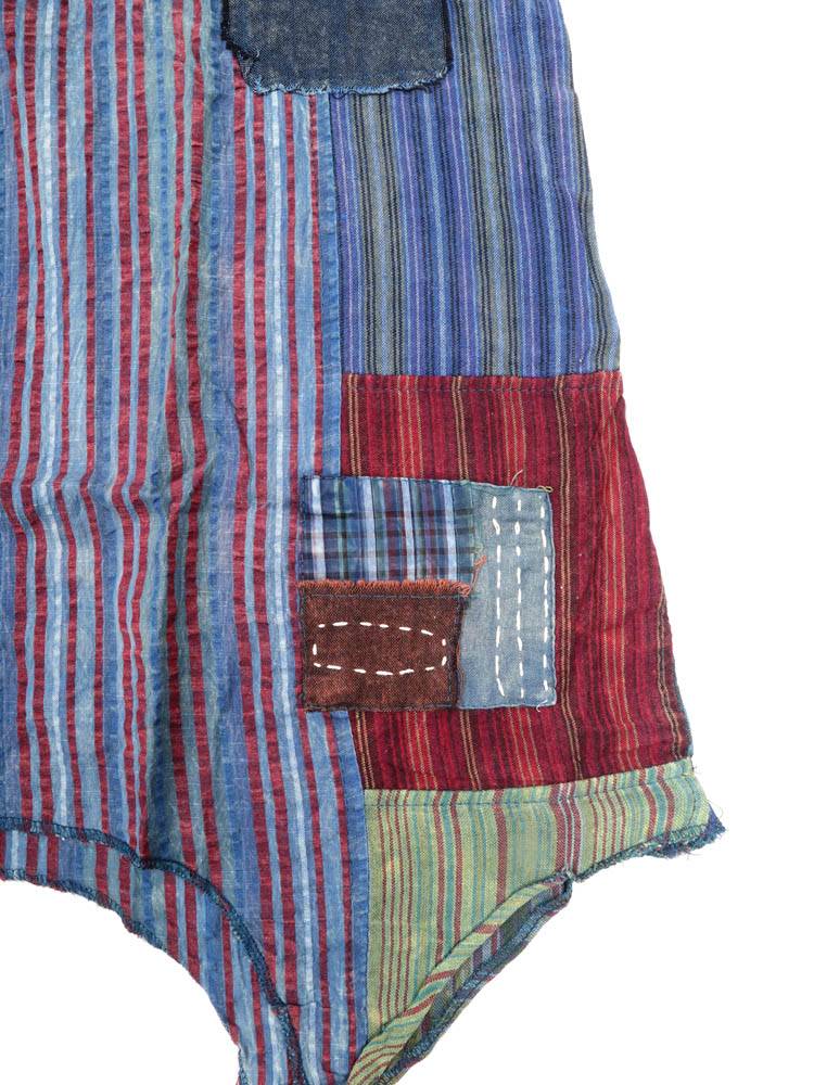 Vestido Patchwork Asimétrico con Movimiento Bohemio VEEV44