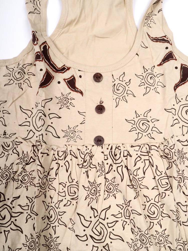 Vestido Boho con Bolsillos y Detalles Étnicos VEEV45