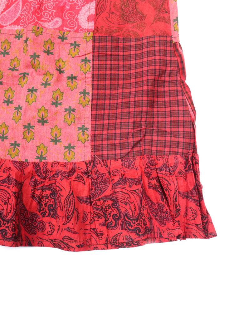 Vestido Patchwork Bohemio con Alma Artesanal VEEV48