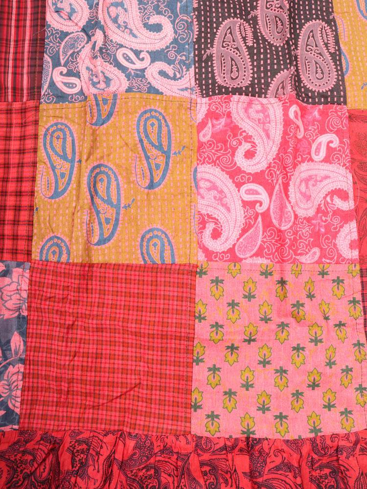 Vestido Patchwork Bohemio con Alma Artesanal VEEV48