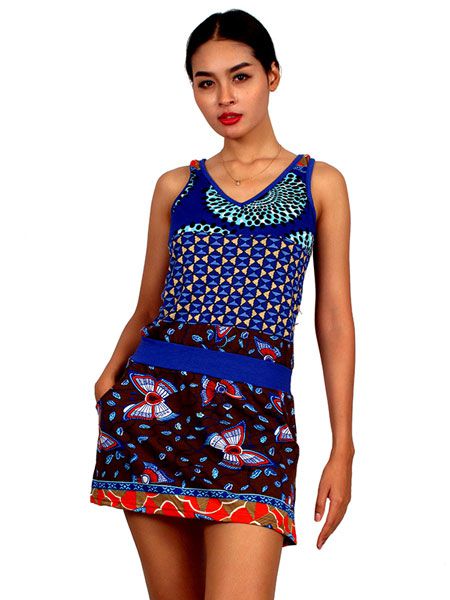 Vestido Tirantes Estampado tnico ZAS VEFI60