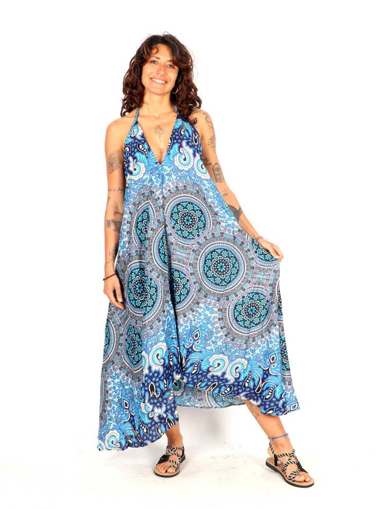 Vestido Largo estampado etnico VEPN11