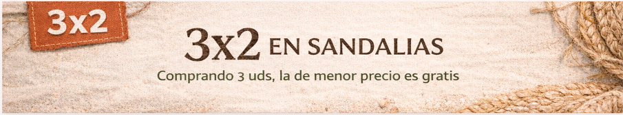 Oferta en Sandalias
