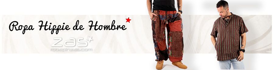 En ZAS, encontrarás la mejor ropa hippie de hombre artesanal y auténtica. Nuestra selección incluye pantalones, camisetas, camisas, sudaderas, abrigos y más. Todos nuestros diseños son originales y fabricados a mano por pequeños talleres familiares en lugares tan inspiradores como Tailandia o Nepal. Nuestra ropa está hecha para hombres que valoran las prendas artesanales y buscan un estilo único. Nos alejamos del concepto de producción masiva de las grandes multinacionales y en su lugar, trabajamos con pequeños talleres artesanales que producen tiradas limitadas de prendas fabricadas de forma manual.

En nuestra sección de pantalones, encontrarás una gran variedad de estilos y estampados. Desde pantalones harem hasta bombachos y aladines con estampados étnicos, tenemos algo para todos los gustos. Todos nuestros pantalones son cómodos y están hechos con materiales naturales como algodón y rayón. Nuestras camisetas y camisas tienen motivos hippies y alternativos que añaden un toque de estilo a cualquier atuendo. Están disponibles en diferentes colores y estampados para que puedas encontrar el que más te guste. Para los días más fríos, tenemos sudaderas y abrigos cálidos y cómodos. Están hechos con materiales suaves y duraderos y tienen diseños únicos que te mantendrán caliente y a la moda.

Además, también ofrecemos venta al por mayor a otras tiendas. Si estás interesado en nuestros productos para tu negocio, no dudes en ponerte en contacto con nosotros. Descubre todo lo que tenemos para ofrecer en la categoría de Ropa Hippie de Hombre de ZAS Estamos seguros de que encontrarás algo que te encante y que se adapte a tu estilo único.
