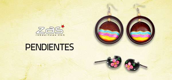 Pendientes Artesanales | ZAS. Compra Ropa y complementos hippies originales