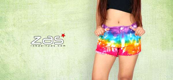 Los pantalones cortos hippie étnicos de rayón de mujer. Compra Ropa y complementos hippies originales