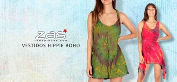 Vestidos Hippies de Verano | ZAS Colección 2022. Compra Ropa y complementos hippies originales