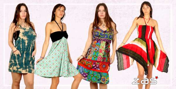 Nuestra colección de vestidos de mujer es una mezcla única. Compra Ropa y complementos hippies originales